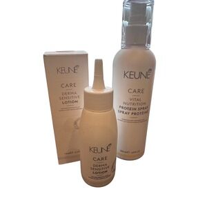 SET of Keune Nutrition‎ Protein Spray & Sensitive Lotion Scalp Soothing